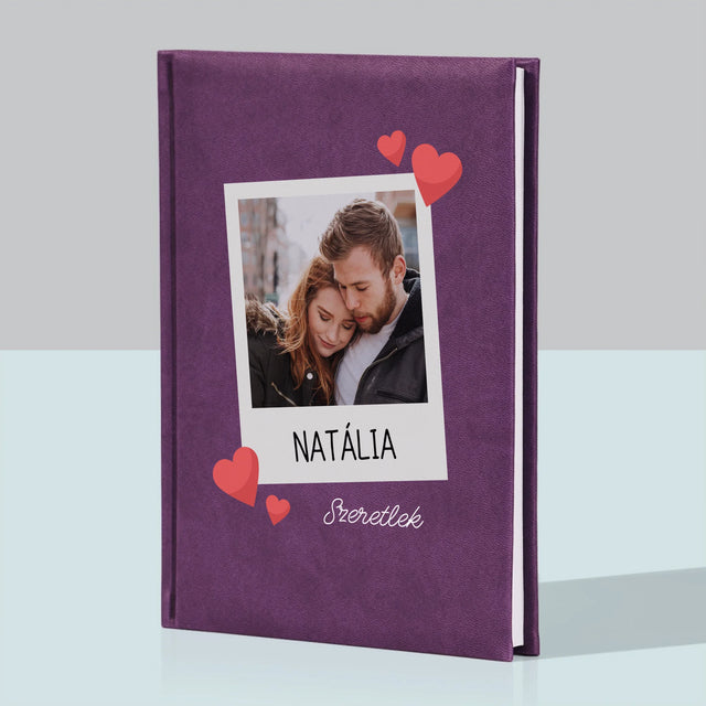 Fotó És Felirat: Szeretlek Fénykép - Jegyzettömb