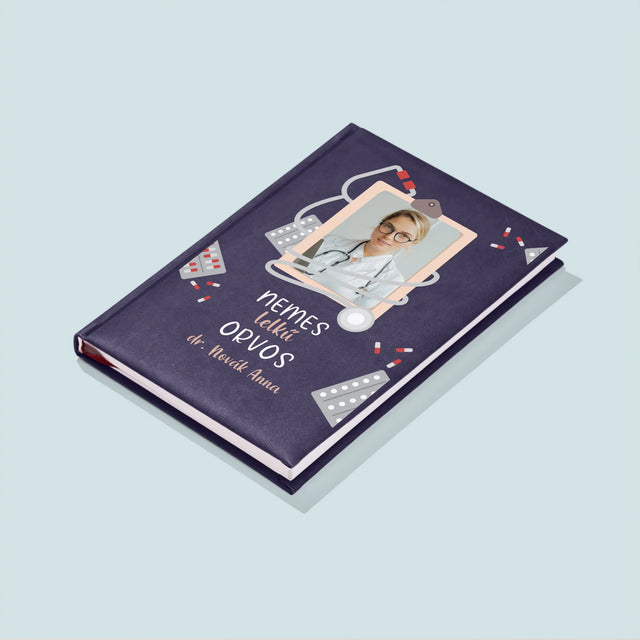 Fotó És Felirat: Nemes Lelkű Orvos - Jegyzettömb