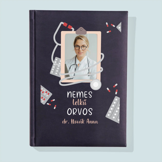 Fotó És Felirat: Nemes Lelkű Orvos - Jegyzettömb