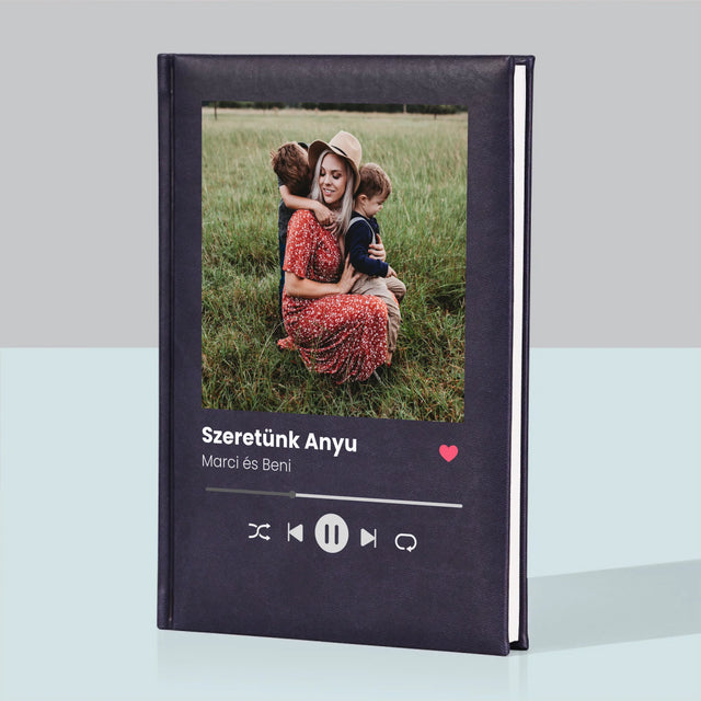 Fotó És Felirat: Szeretünk Anyu - Jegyzettömb