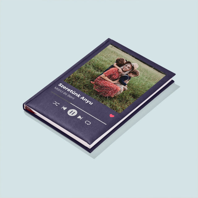 Fotó És Felirat: Szeretünk Anyu - Jegyzettömb