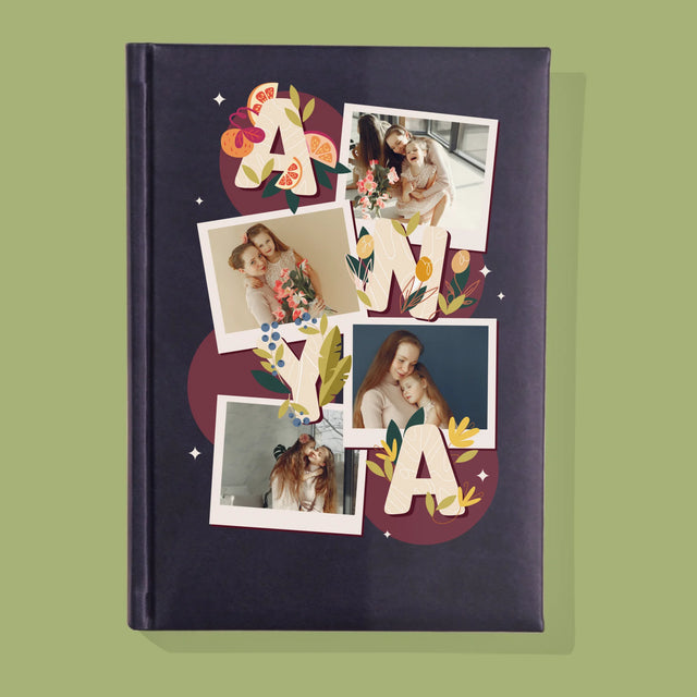 Fotókollázs: Anya Betűk - Jegyzettömb