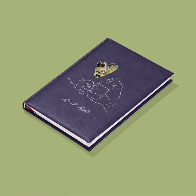 Fotó És Felirat: Apa Gyerek Kezecske - Jegyzettömb