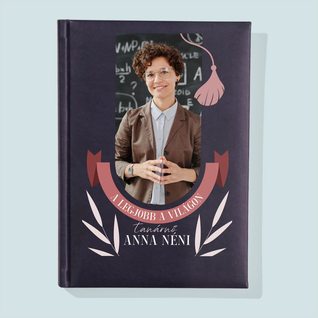 Fotó És Felirat: A Legjobb Tanárnő A Világon - Jegyzettömb