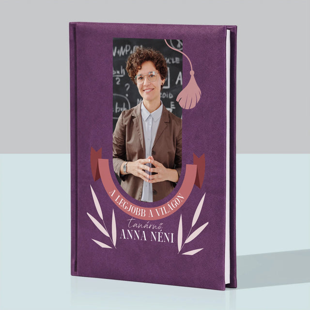 Fotó És Felirat: A Legjobb Tanárnő A Világon - Jegyzettömb