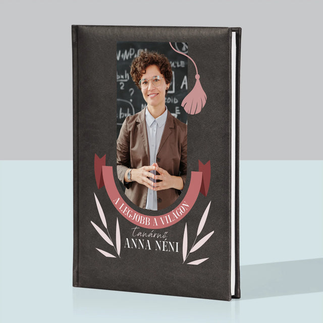 Fotó És Felirat: A Legjobb Tanárnő A Világon - Jegyzettömb