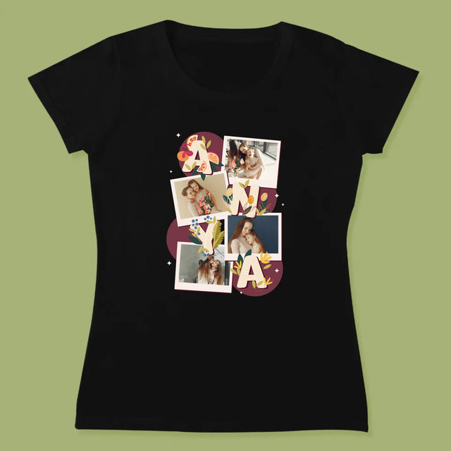 Fotókollázs: Anya Betűk - Női Póló