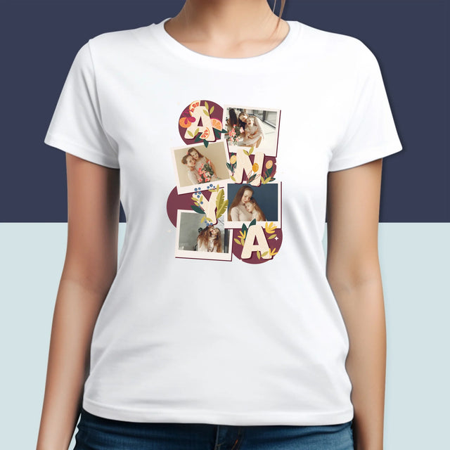 Fotókollázs: Anya Betűk - Női Póló