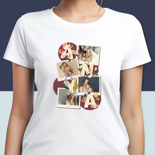 Fotókollázs: Anya Betűk - Női Póló