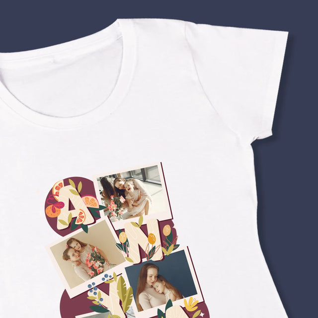 Fotókollázs: Anya Betűk - Női Póló