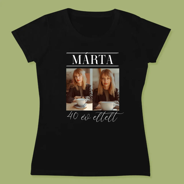 Fotókollázs: Elmúlt 40 Év - Női Póló
