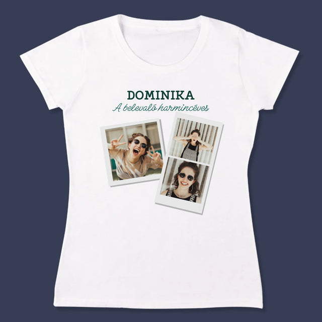 Fotókollázs: A Belevaló Harmincéves - Női Póló