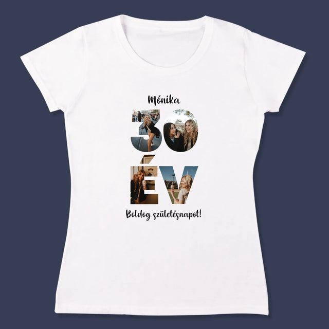 Szó Fotókból: 30Év A Képeidből - Női Póló