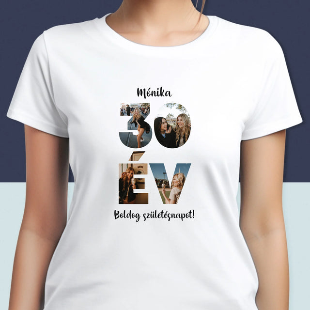 Szó Fotókból: 30Év A Képeidből - Női Póló