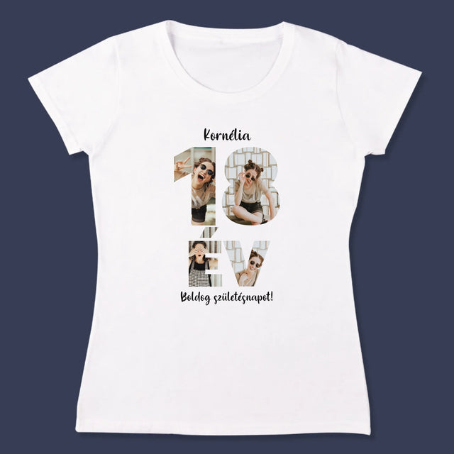 Szó Fotókból: 18 Év A Képeidből - Női Póló