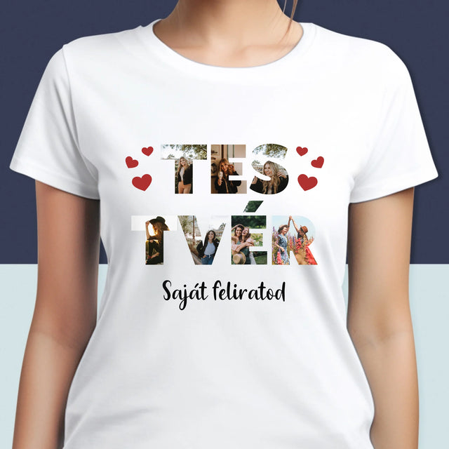 Szó Fotókból: Testvér Képekből - Női Póló