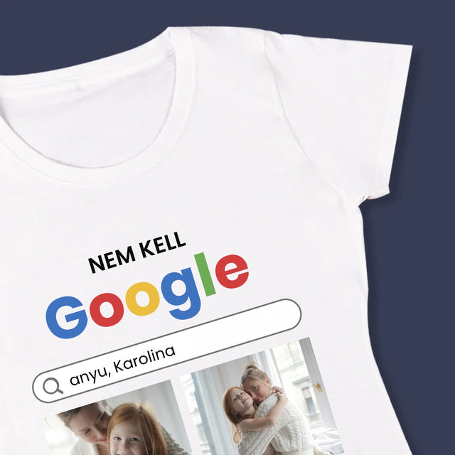 Fotókollázs: Nincs Szükségem A Google-Ra - Női Póló