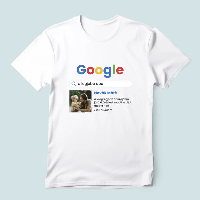 Fotó És Felirat: Legjobb Apa Google Keresés - Férfi Póló