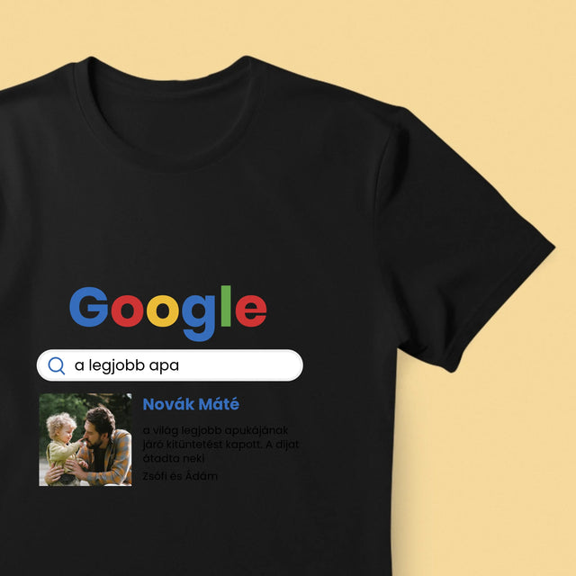 Fotó És Felirat: Legjobb Apa Google Keresés - Férfi Póló