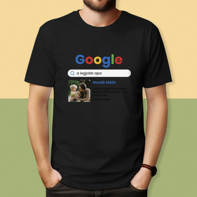Fotó És Felirat: Legjobb Apa Google Keresés - Férfi Póló