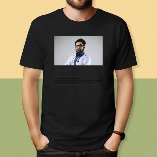 Fotó És Felirat: Orvos Definíciója - Férfi Póló