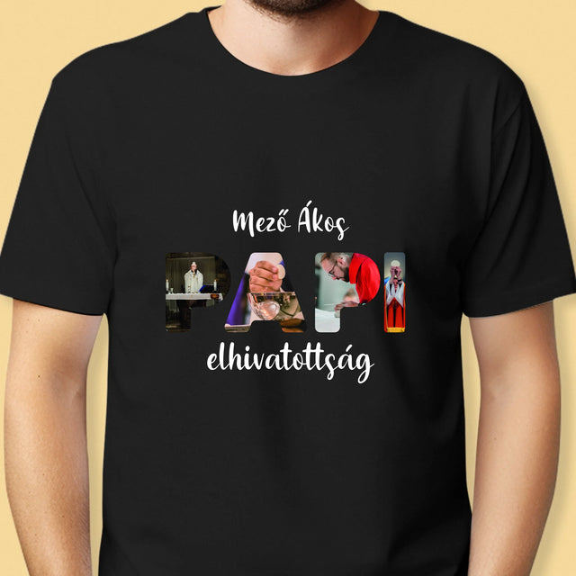 Szó Fotókból: Papi Elhivatottság - Férfi Póló