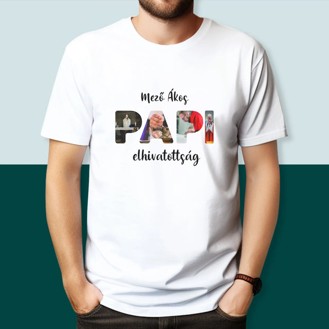 Szó Fotókból: Papi Elhivatottság - Férfi Póló