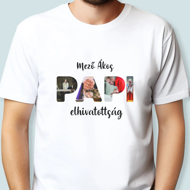 Szó Fotókból: Papi Elhivatottság - Férfi Póló