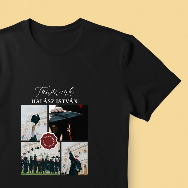 Fotókollázs: Tanárunk - Férfi Póló
