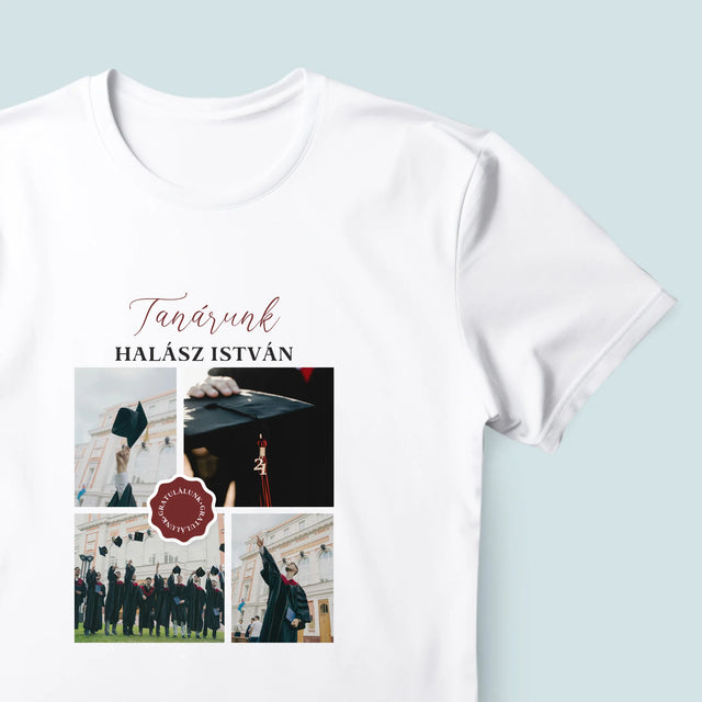 Fotókollázs: Tanárunk - Férfi Póló