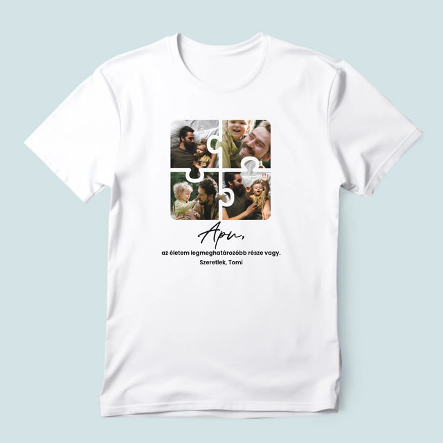 Fotókollázs: Apunak - Férfi Póló
