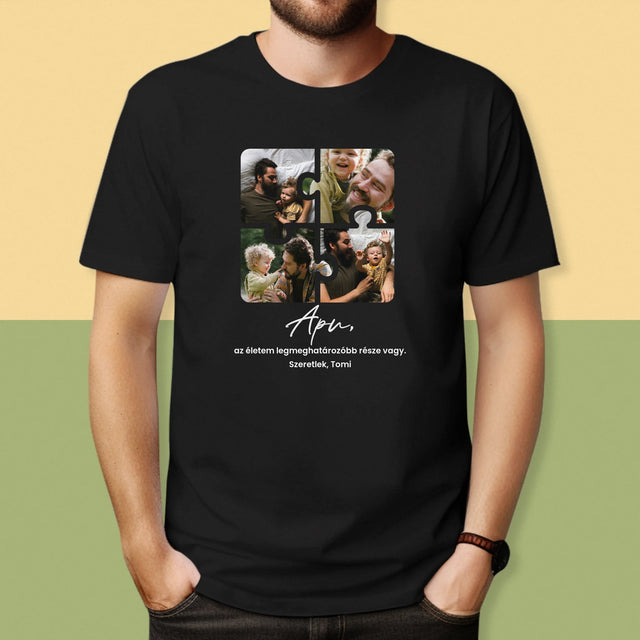 Fotókollázs: Apunak - Férfi Póló