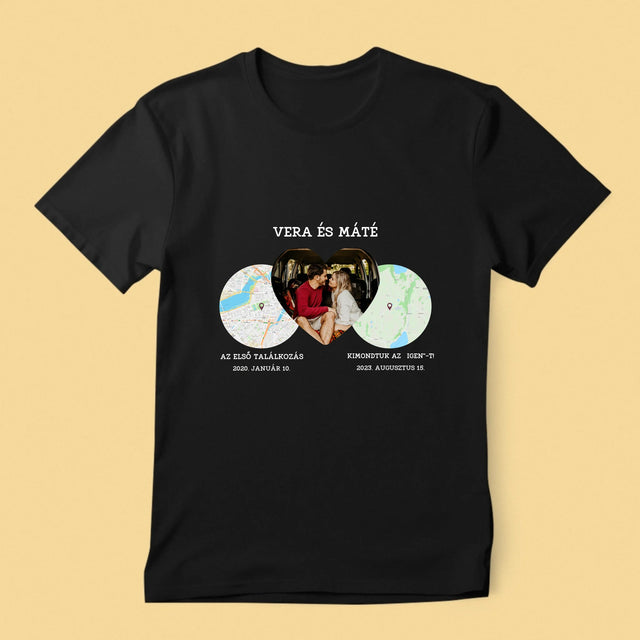 Városi Térkép: Helyeink - Férfi Póló