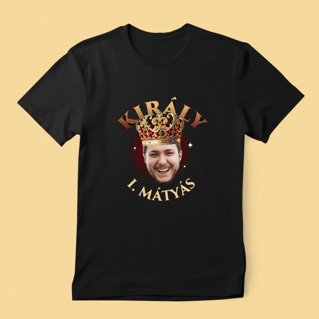 Fotó És Felirat: Király Fénykép - Férfi Póló