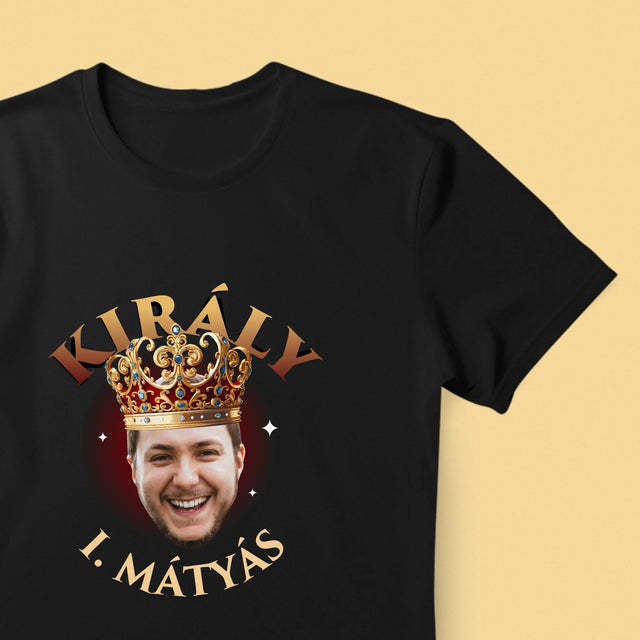 Fotó És Felirat: Király Fénykép - Férfi Póló