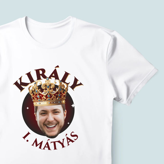 Fotó És Felirat: Király Fénykép - Férfi Póló