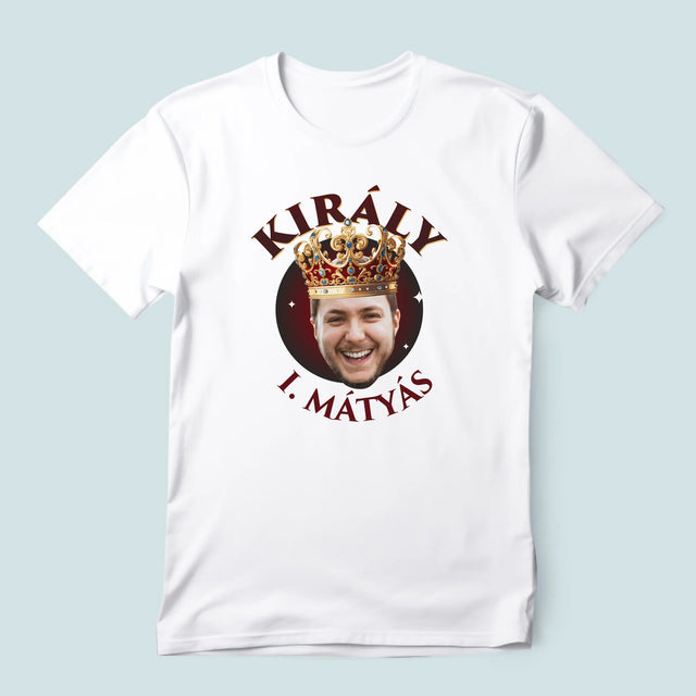 Fotó És Felirat: Király Fénykép - Férfi Póló