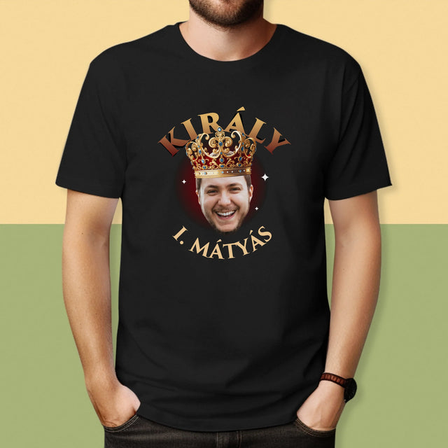 Fotó És Felirat: Király Fénykép - Férfi Póló