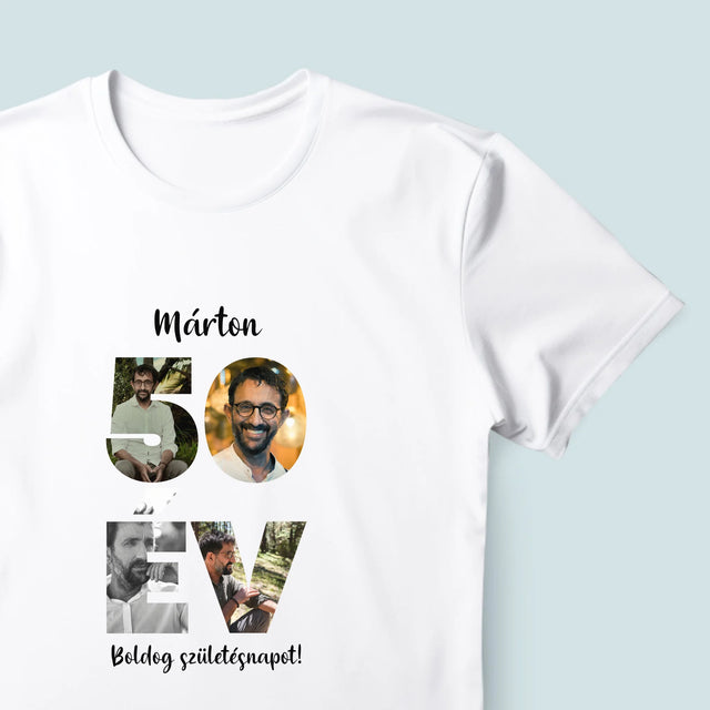 Szó Fotókból: 50 Év A Képeidből - Férfi Póló