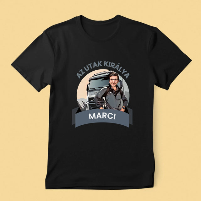 A Te Karaktered: Az Utak Királya - Férfi Póló