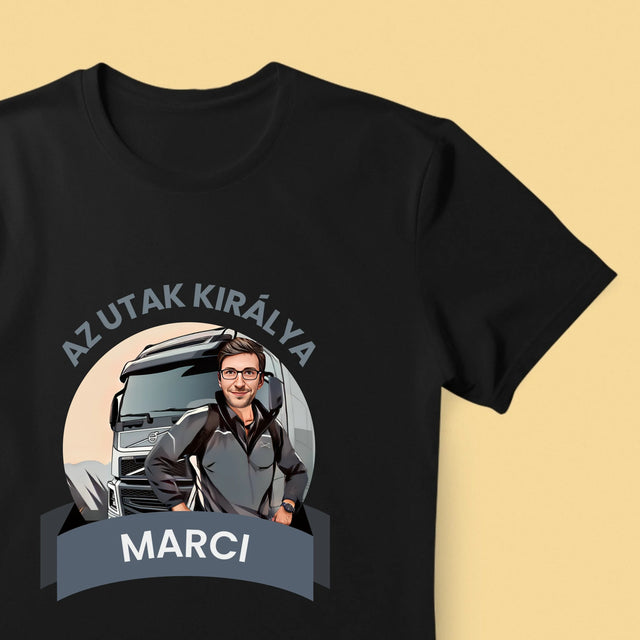A Te Karaktered: Az Utak Királya - Férfi Póló