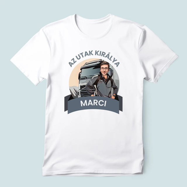 A Te Karaktered: Az Utak Királya - Férfi Póló