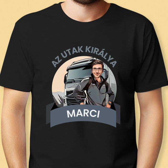 A Te Karaktered: Az Utak Királya - Férfi Póló