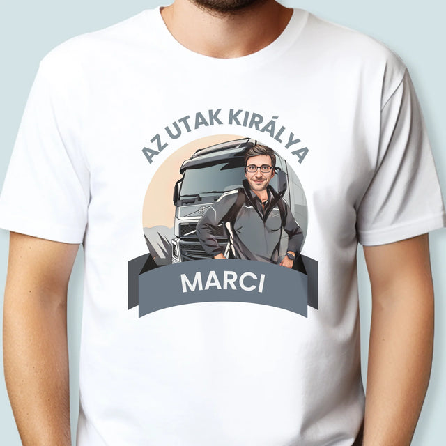 A Te Karaktered: Az Utak Királya - Férfi Póló