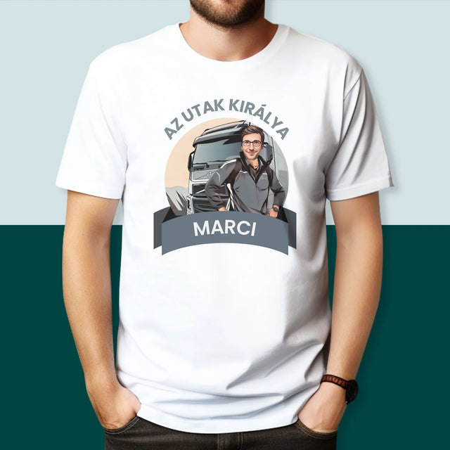 A Te Karaktered: Az Utak Királya - Férfi Póló