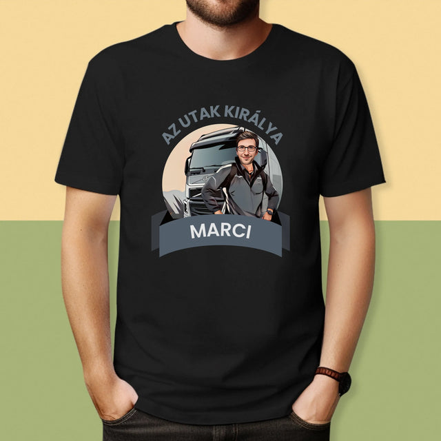 A Te Karaktered: Az Utak Királya - Férfi Póló