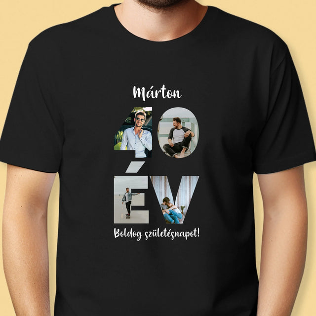 Szó Fotókból: 40 Év A Képeidből - Férfi Póló