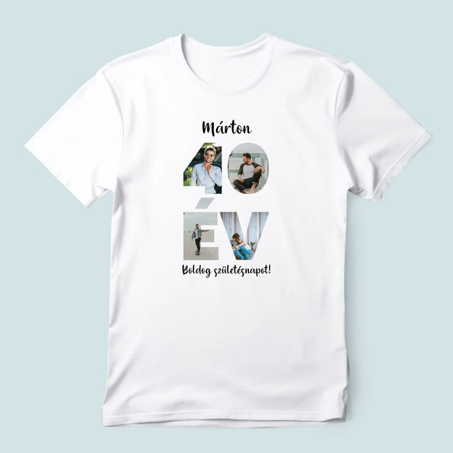 Szó Fotókból: 40 Év A Képeidből - Férfi Póló