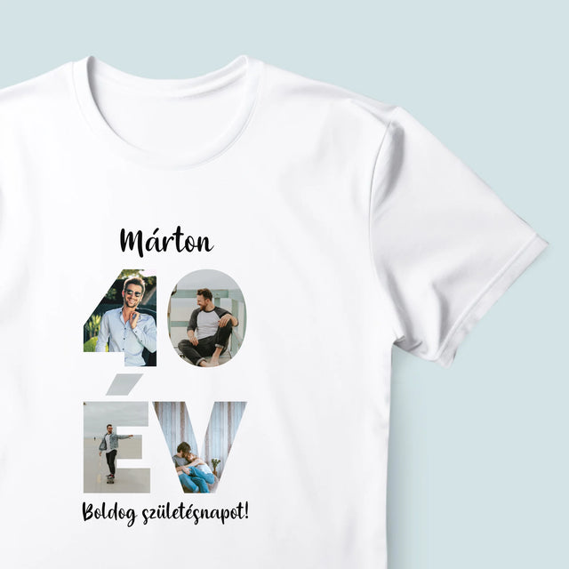 Szó Fotókból: 40 Év A Képeidből - Férfi Póló