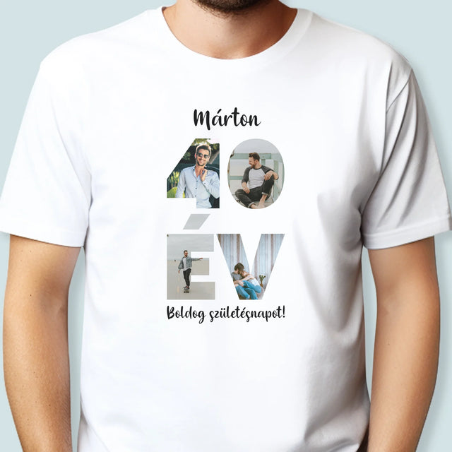 Szó Fotókból: 40 Év A Képeidből - Férfi Póló